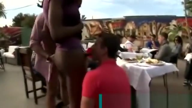 Black shemale gets sucked off in threesome