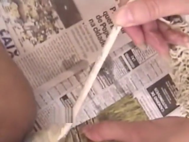 Two Hermaphrodite Artists Use Paint Brush To pound Each