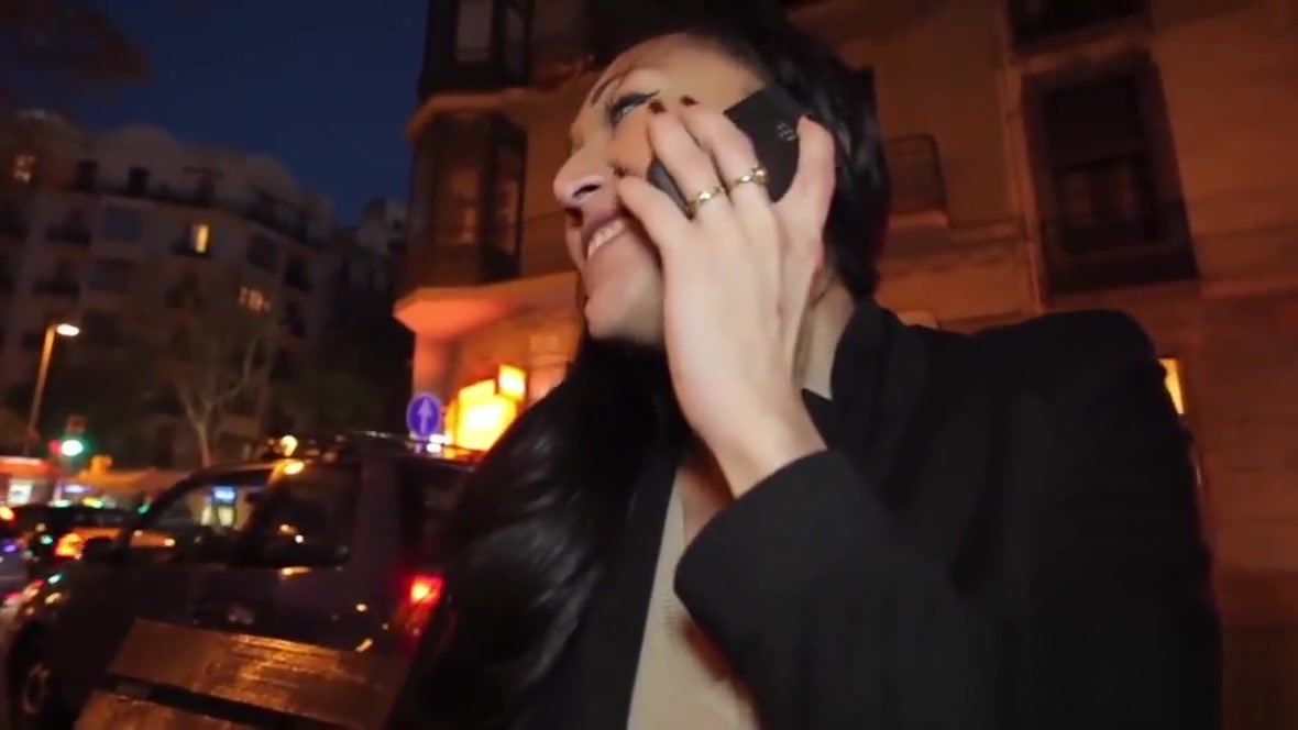 Nice-looking shemale is not against some intense ass pounding