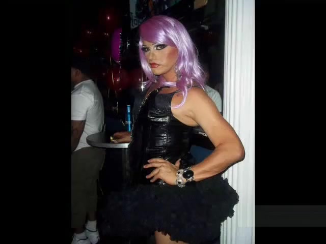 Crossdresser sucks cock