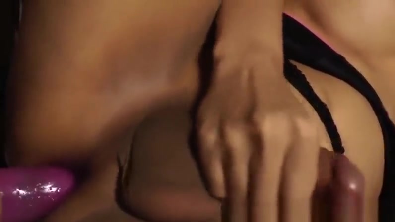 Crazy lingeried ladyboys twosome