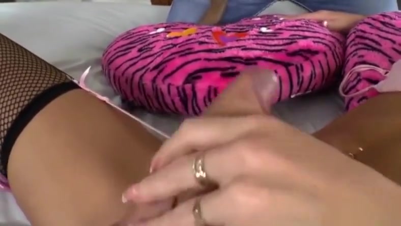 Puffy tits shemale Lina Cavalli ass nailed and cum exploded