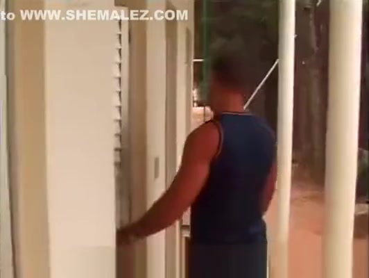 Horny couple fucking outdoor