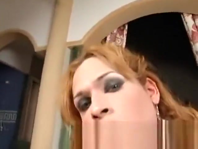 Mad sex with a skinny ts chick