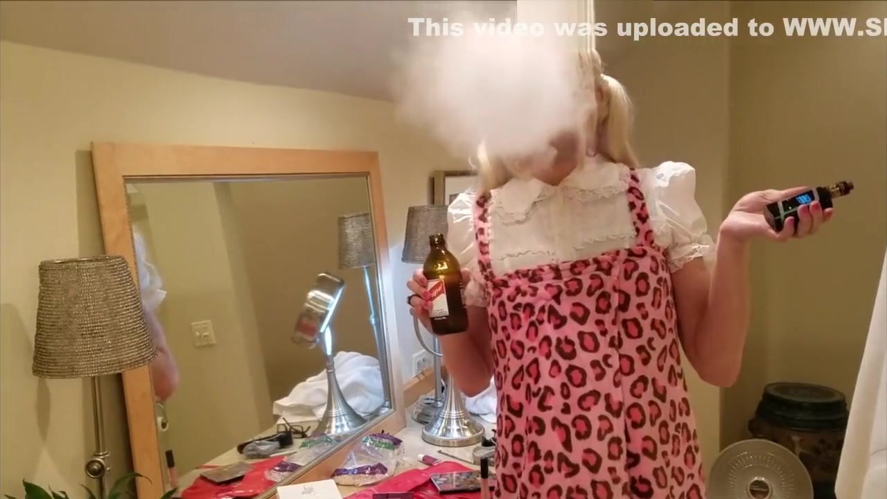 sissy riding fucking machine and sniffing