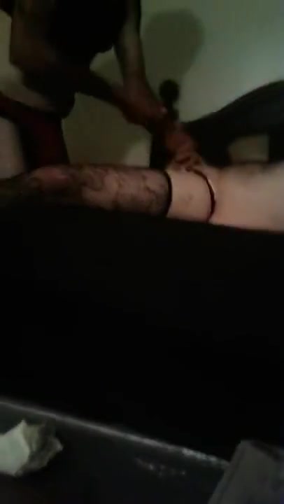 suckinng my Step sisters boy friends cock cross dressed while she records us