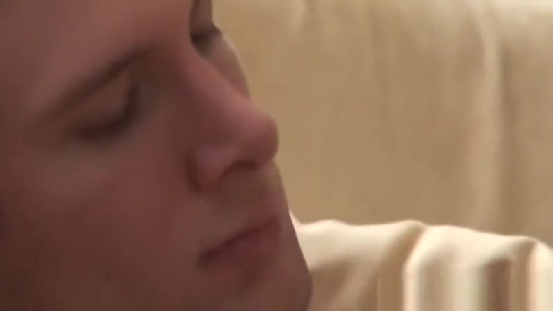 Stockinged shemale sucking cock