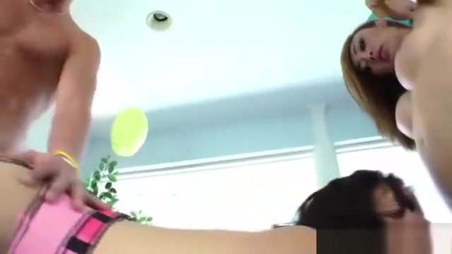 Asian tranny spitroasted in trio
