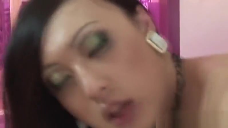 Stockinged shemale hoe riding cock
