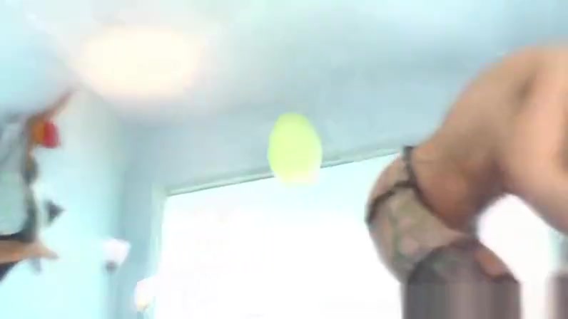 Blond tranny sucking lady strapon