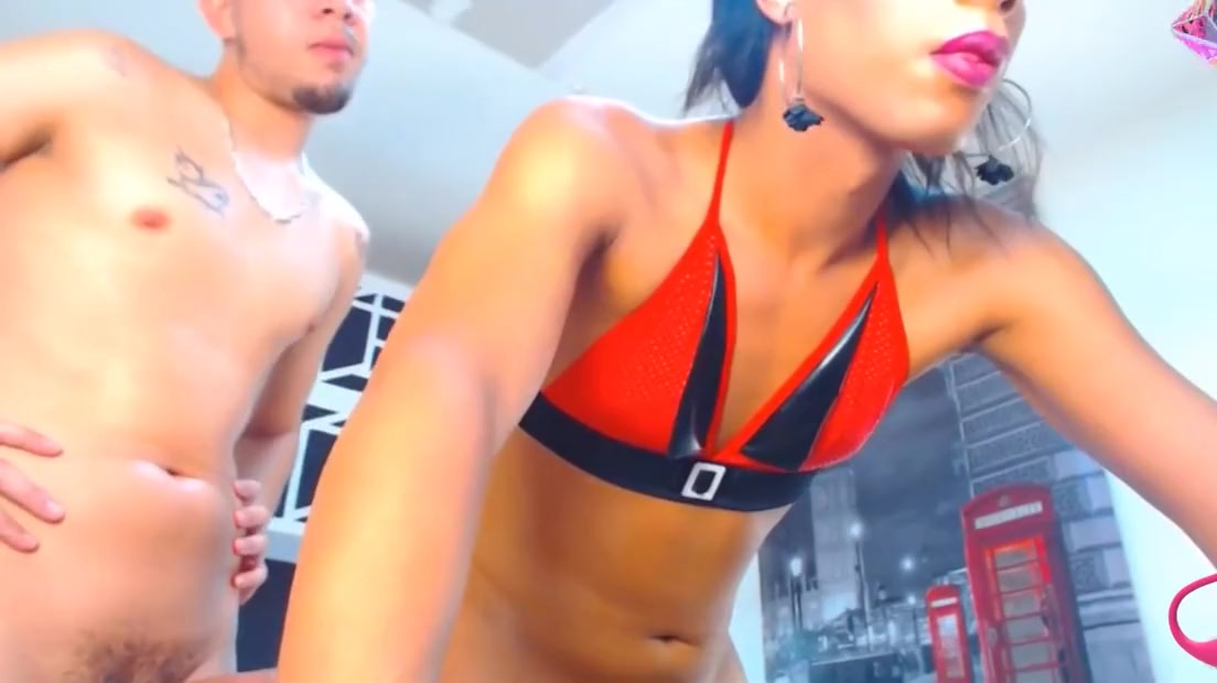 tranny cums no hands and creampie