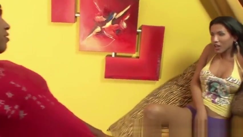Lovely shemale teen 18+ sucks cock and gets raw drilled hard