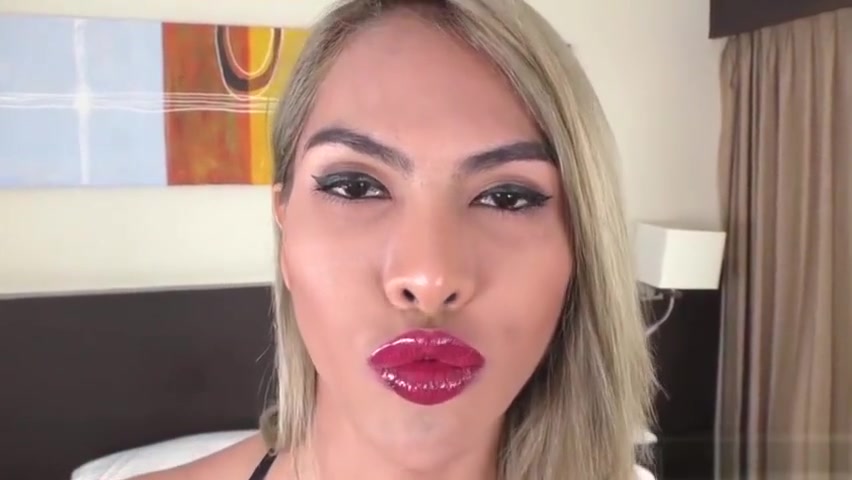 TS Vivi Isobelle gets bang in a doggystyle by dudes big cock