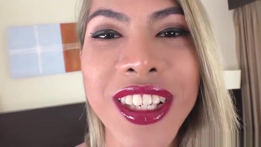 TS Vivi Isobelle gets bang in a doggystyle by dudes big cock