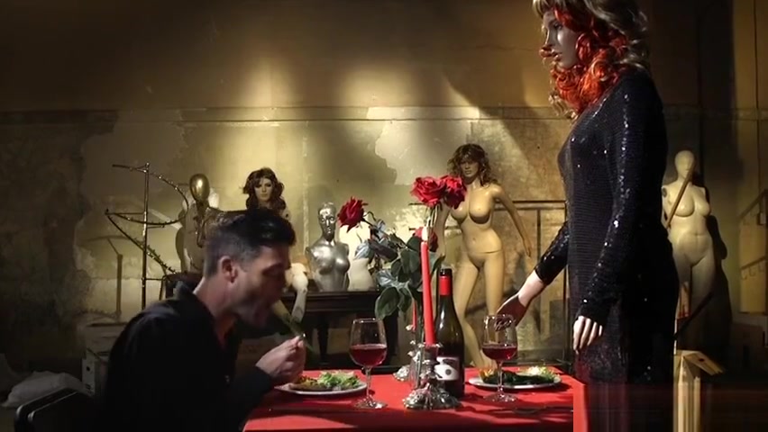 Toned tranny doll anal fucks guy