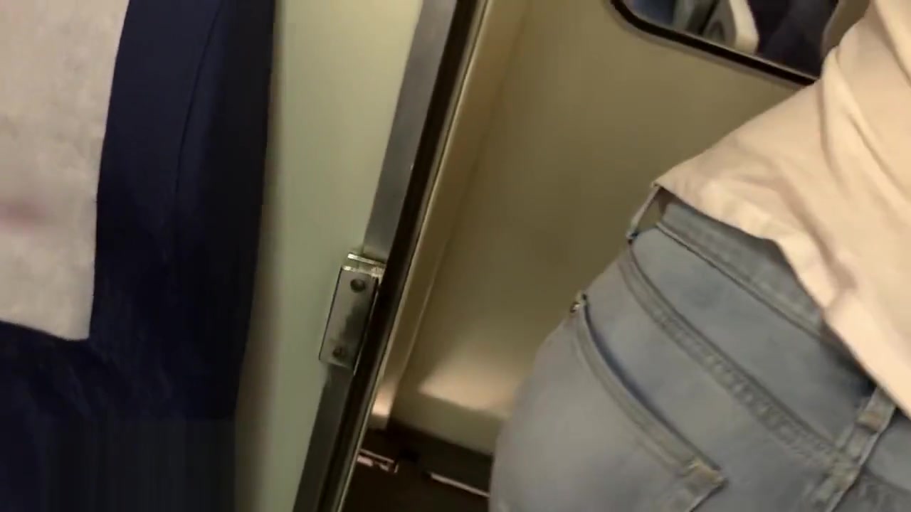 Amateur Couple Fucking on a Train with Facial - MySweetApple