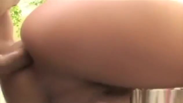 Ass rammed shemale tugs cock