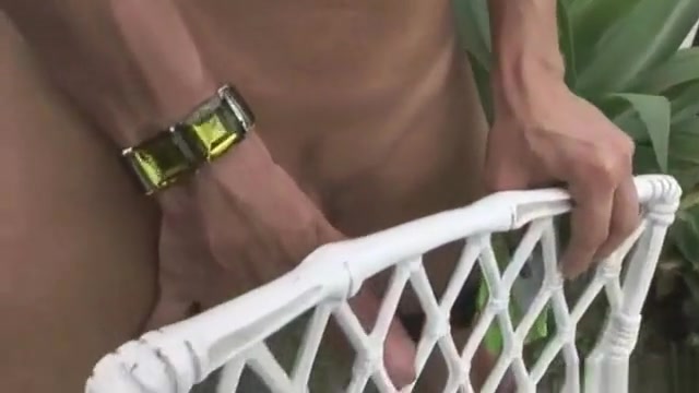 Hot latina outdoors goes solo on her big hard cock
