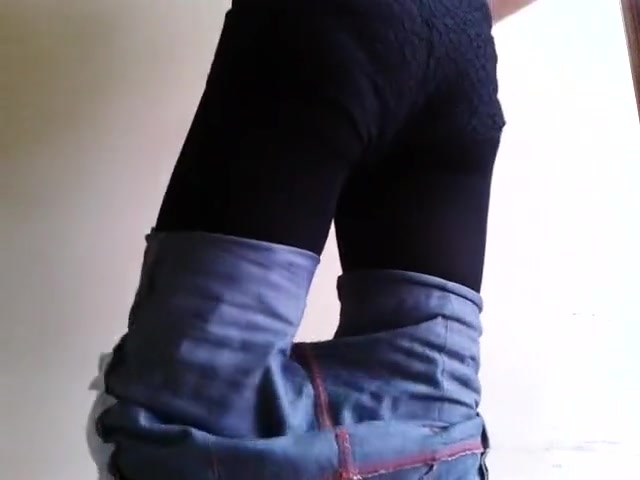 Samira Bianka Denim Catsuit Strip