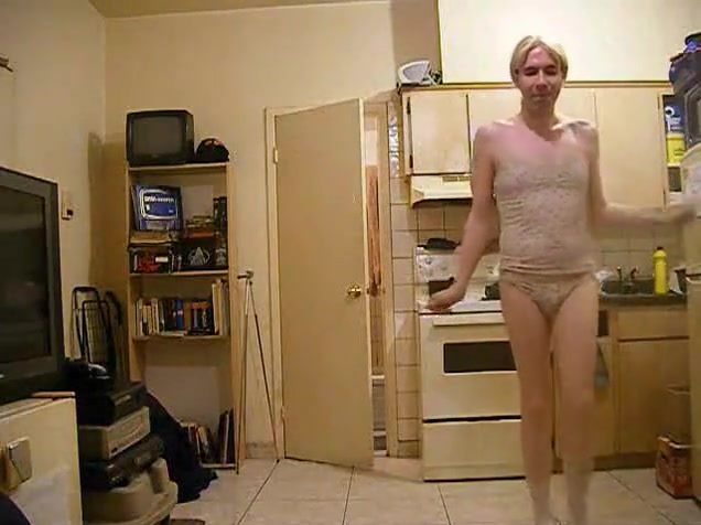 Amateur Crossdresser Teasing On Cam