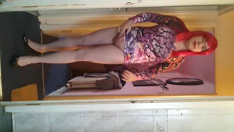 teen 18+ crossdresser dildo fun