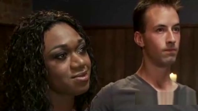 Ebony tranny fucks white hairy ass