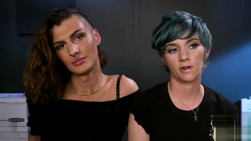 Sapphic transgender domina enjoys her blowjob