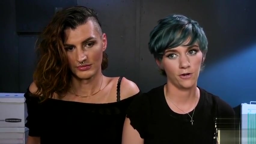 Sapphic transgender domina enjoys her blowjob