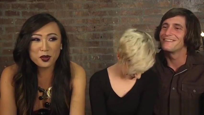 Rimmed asian TS rimmed during blowjob
