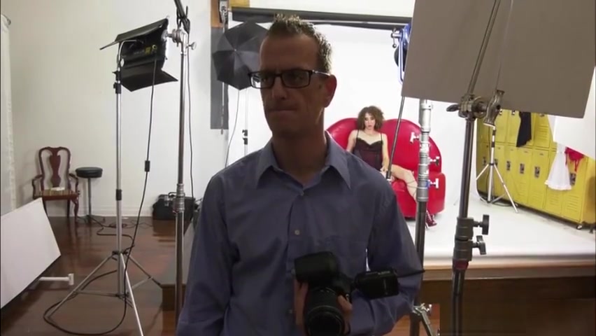 Blonde hooker Lily Demure fucked by Photographer Chads big dick