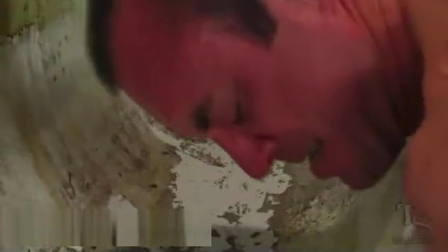 Huge boobed tranny fucks guy in rest room
