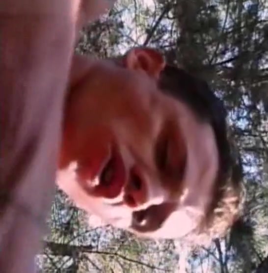 Big cock for shemale in a wood