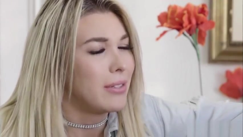 Tgirl blonde Aubrey Kate screwed by hunk guys big dick