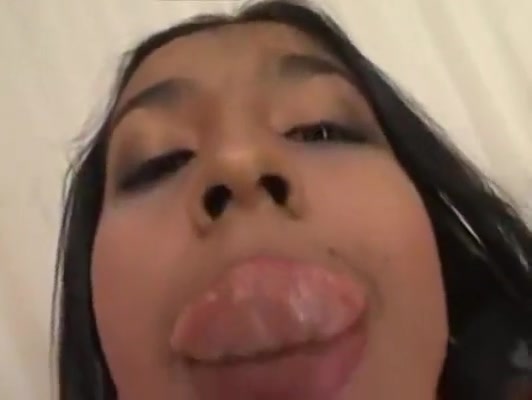 Nice shemale wants two dicks at the same time