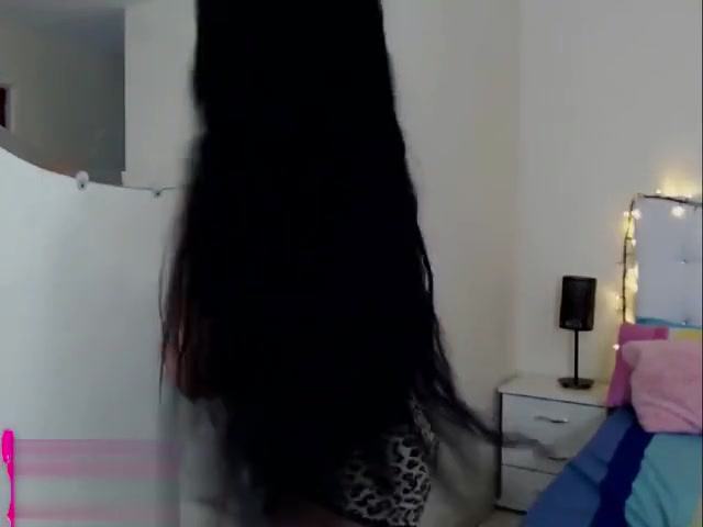 big tits brunette shemale jerking online