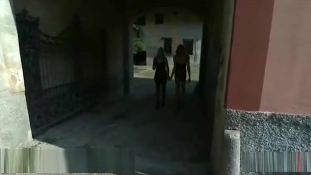 Italian Blonde Slut Dominated By Hot Tranny