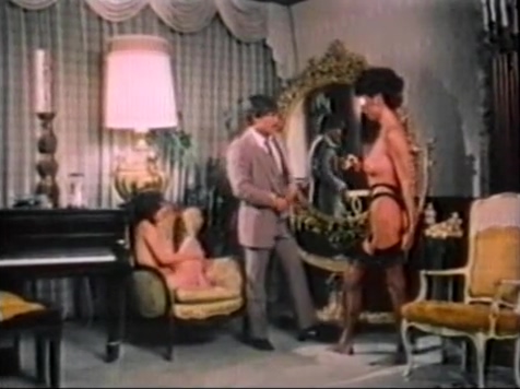 Shemale and girl vintage petting