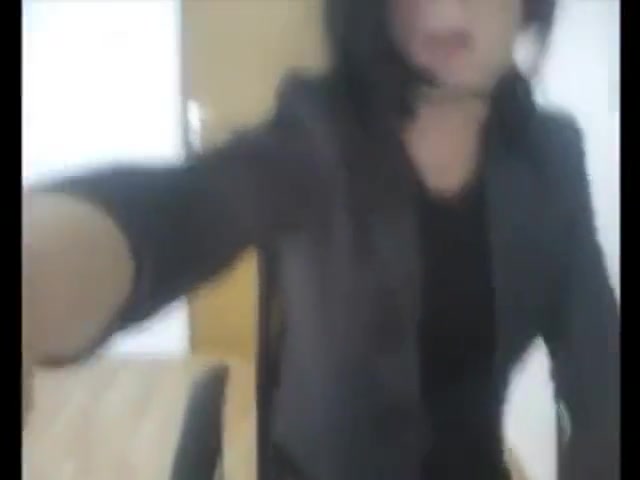Crossdresser Wanking Hairy Cock and Drinks
