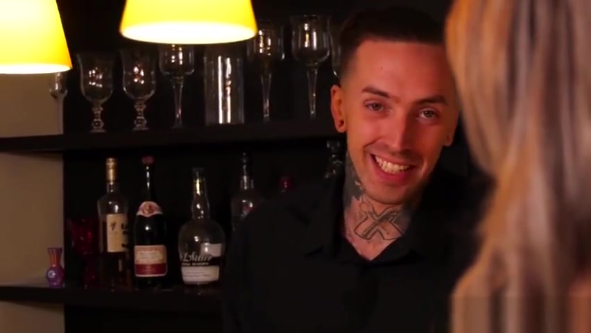 Babes TS Lena Kelly and Ember Snow share tattooed guys cock