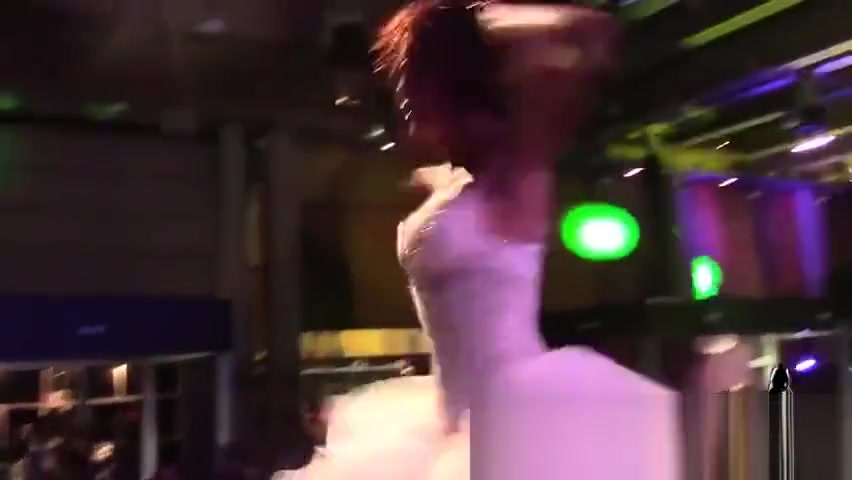 Gladys Trans strip show 2 Valencia 2017