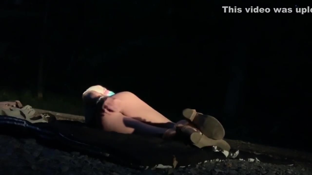 Hot crossdress TS Public scene dildo stuffing Panties in her ass pussy!!