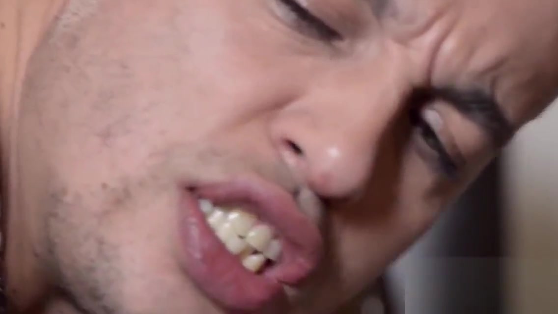 Bald fucker fucks and gets fucked by a busty TS
