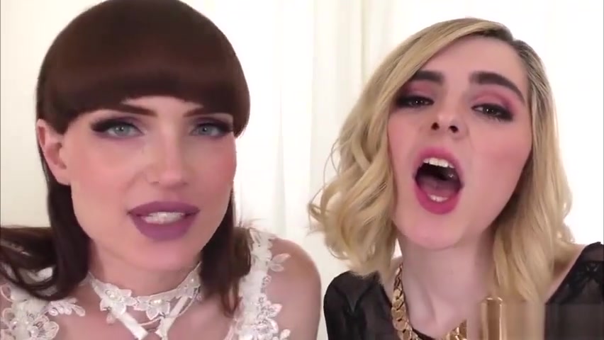 Two TS Natalie Mars and Ella Hollywood handjob dude and cum