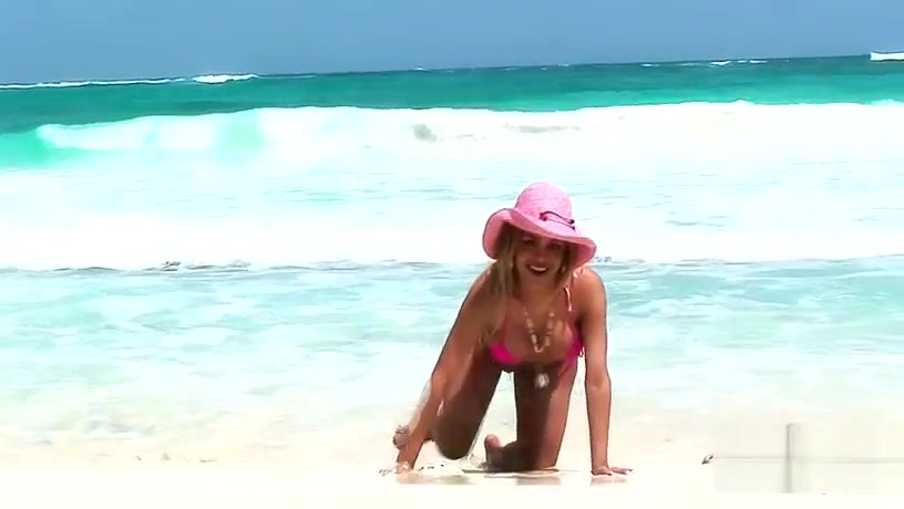 Big titties and cock out on the beach