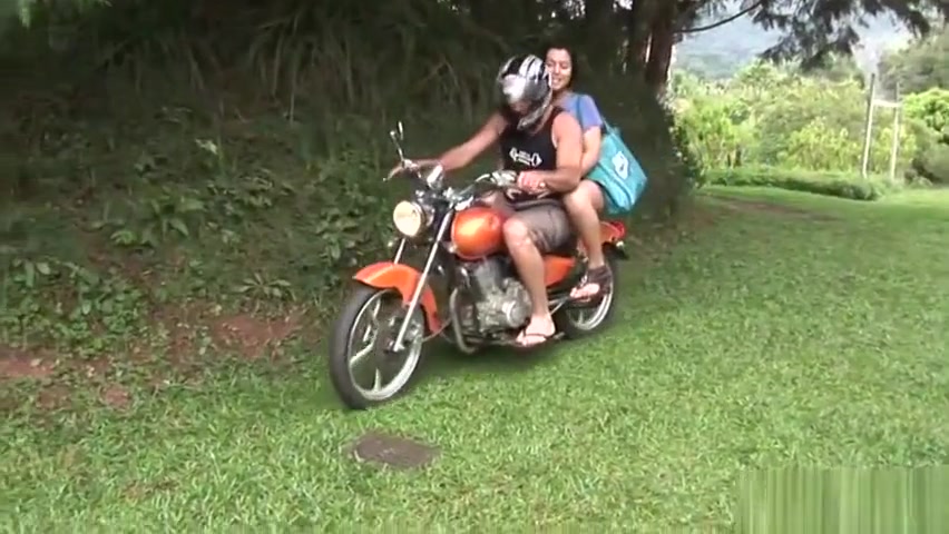 Latin shemale outdoor and cumshot