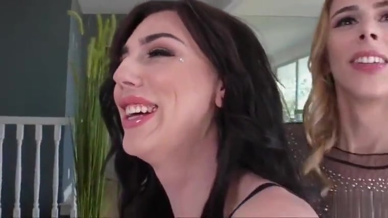 TS Annabelle bounces on Caseys hard cock