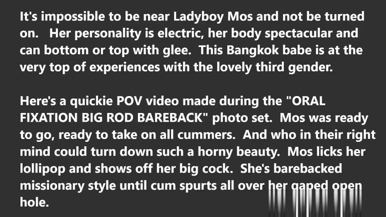 Asian shemale ass banged POV style