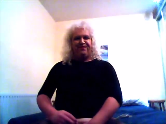 Mature Tranny Michelle Playing with Her Fat Ass