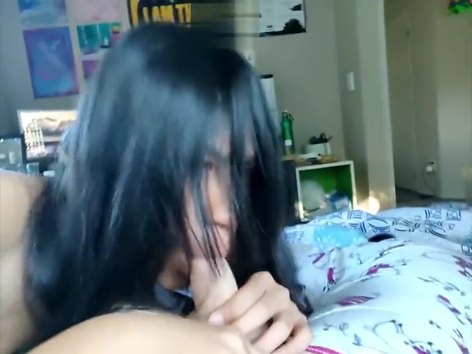 Casual POV Blowjob On Bed From Soft To Dribbling Cum
