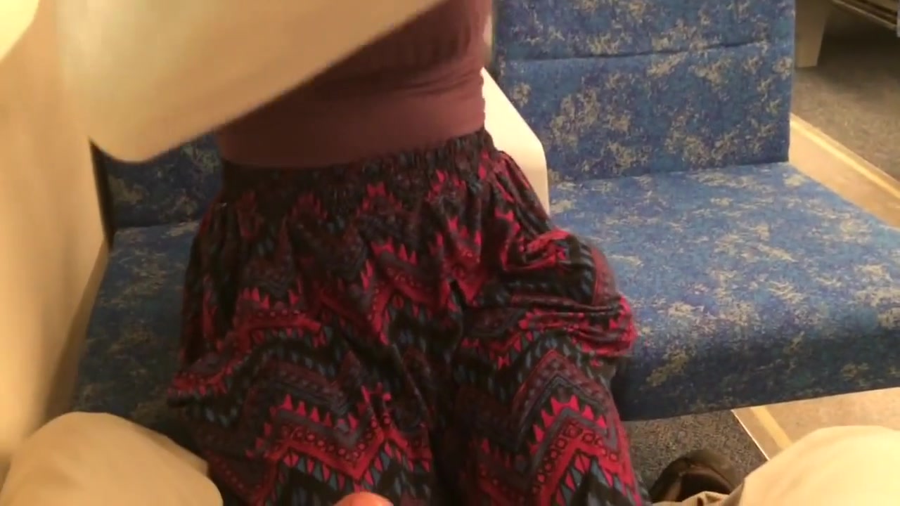 Cute Girl Sucks Big Cock on Train